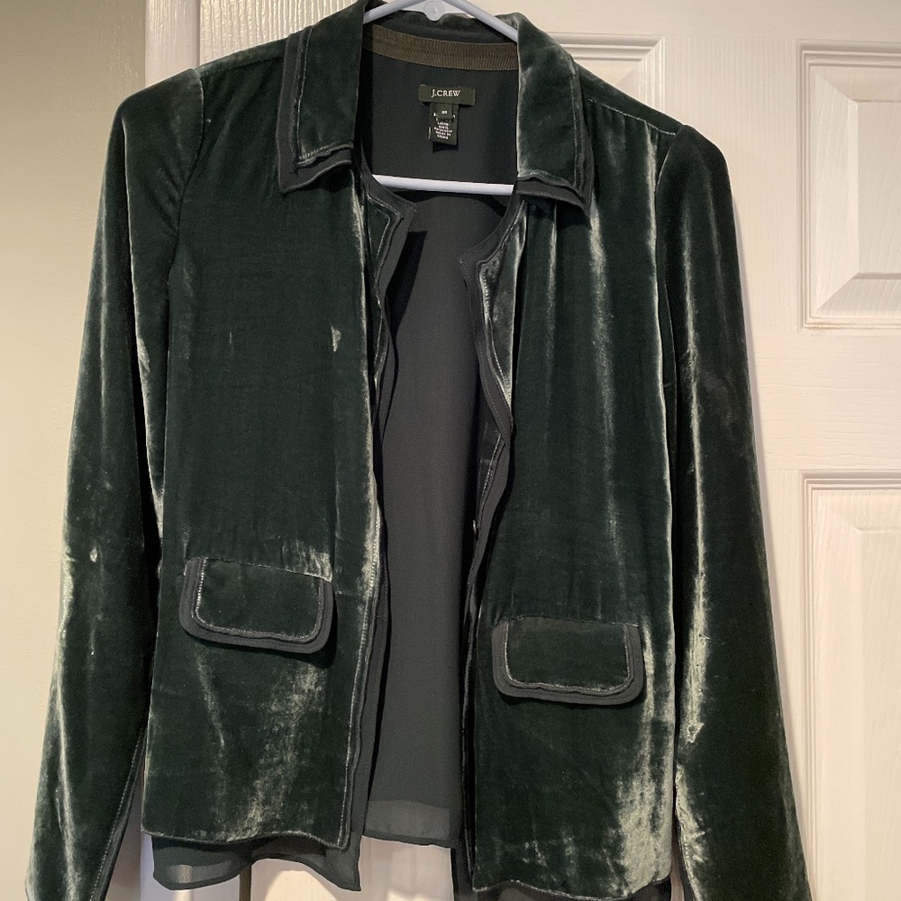 J.Crew velvet cover up